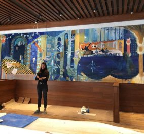 Τοp woman η Κυβέλη Ζωή - H Ελληνίδα που μόλις δημιούργησε υπέροχη τοιχογραφία στην καρδιά του Μανχάταν!  - Κυρίως Φωτογραφία - Gallery - Video