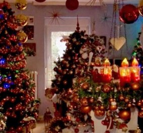 Μαγικό! Με 100 χριστουγεννιάτικα δέντρα στόλισε το σπίτι του ζευγάρι στην Γερμανία - Δείτε το βίντεο