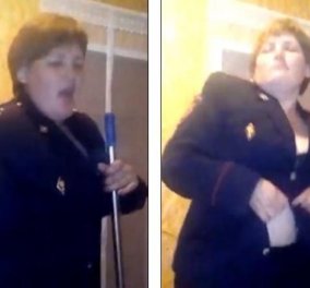 Βίντεο -Ντινά-ρα η αστυνομικός! Με τον χορό της η ένστολη Ρωσίδα ξεσήκωσε τα πλήθη & τον... διευθυντή της    - Κυρίως Φωτογραφία - Gallery - Video
