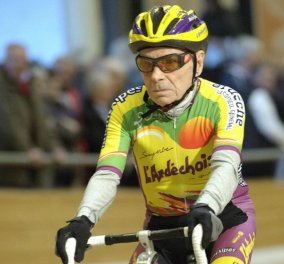 Ο απίστευτος Ρομπέρ Μαρσάν: Στα 105 του χρόνια τρέχει με το ποδήλατό του για να σπάσει το παγκόσμιο ρεκόρ