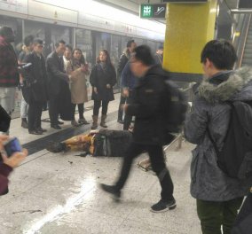 Εικόνες που σοκάρουν στο Χόνγκ Κόνγκ: Πυρομανής έβαλε φωτιά σε τρένο - 18 τραυματίες έτρεχαν τρελαμένοι  - Κυρίως Φωτογραφία - Gallery - Video