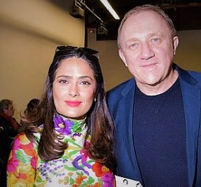 Η Salma Hayek ντύθηκε Άνοιξη & πήγε τον δισεκατομμυριούχο άνδρα της να δουν Balenciaga - Φώτο - Κυρίως Φωτογραφία - Gallery - Video