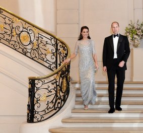 Ουίλιαμ και Κέιτ στο Παρίσι: Ξέχασαν το ξανθό μανεκέν του άτακτου  - Glamorous εμφανίσεις η Πριγκίπισσα  - Κυρίως Φωτογραφία - Gallery - Video