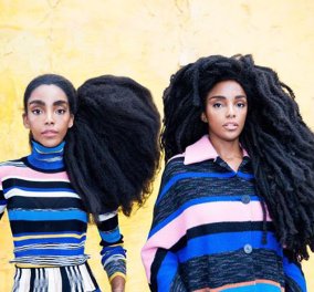 Δίδυμες αδελφές με τα πιο φουντωτά μαλλιά υπερπαραγωγή που έχετε δει στέφονται Βασίλισσες στο Διαδίκτυο - Κυρίως Φωτογραφία - Gallery - Video