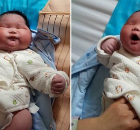 Υπερφυσικός μπέμπης γεννήθηκε στην Κίνα - 6,7 κιλά ζυγίζει το μωρό γίγας που θα δείτε εδώ