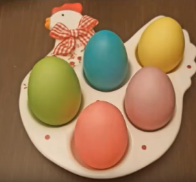 D.I.Y. Βίντεο: Πως να βάψετε τα πασχαλινά αυγά  παστέλ με χρώμα ζαχαροπλαστικής - Κυρίως Φωτογραφία - Gallery - Video