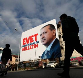  Οριακή νίκη του «Ναι» με τον Ερντογάν να φτάνει μόλις το 51%- «Διχασμένη« η Τουρκία στους δρόμους οι οπαδοί & οι εχθροί του