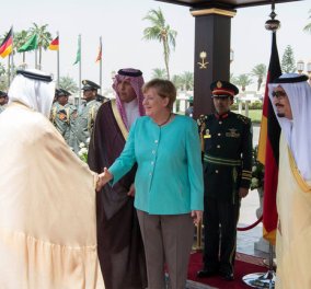Η επίσκεψη της Μέρκελ στη Σαουδική Αραβία -Γιατί δεν έβαλε μαντίλα