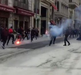 Αιματηρά επεισόδια στην Κωνσταντινούπολη: Μαχαίρωσαν οπαδό του Ολυμπιακού λίγο πριν την έναρξη του Final Four(Φωτό & Βίντεο) - Κυρίως Φωτογραφία - Gallery - Video