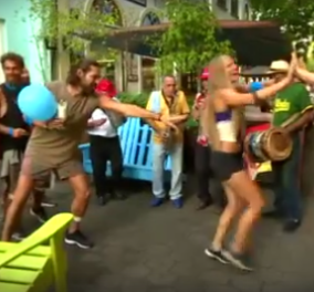 Ξέφρενοι ρυθμοί στους δρόμους του Αγίου Δομίνικου - Δείτε τους παίκτες του Survivor να χορεύουν με τον Σάκη Ρουβά - Κυρίως Φωτογραφία - Gallery - Video