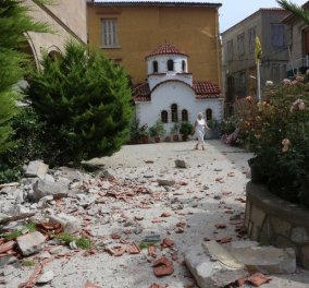 Σεισμός στη Μυτιλήνη 6,1 ρίχτερ: Κατέρρευσαν σπίτια στο Πλωμάρι- Βίντεο ντοκουμέντο- Μια 45χρονη ανασύρθηκε νεκρή 