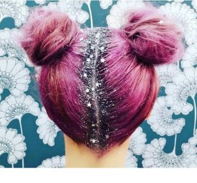 Νέα & ωραία τρέλα στα μαλλιά: Πώς να βάλετε glitter στις ρίζες των μαλλιών σας - Κυρίως Φωτογραφία - Gallery - Video
