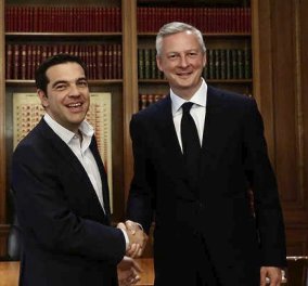 Γάλλος ΥΠΟΙΚ Λεμέρ: Συγχαρητήρια για το πολιτικό σας θάρρος κύριε Τσίπρα- Αισιόδοξος για μια καλή συμφωνία στο Eurogroup