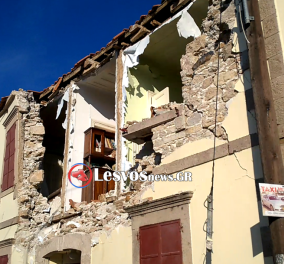 20 συγκλονιστικές φωτογραφίες από το σεισμό που ισοπέδωσε τη Βρίσα στη Λέσβο