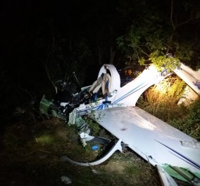  Λάρισα: Πτώση αεροσκάφους με δυο νεκρούς (ΦΩΤΟ-ΒΙΝΤΕΟ)