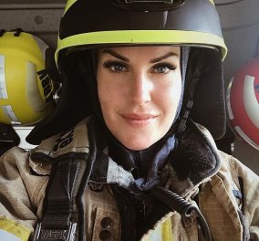 Τop Woman: η Νορβηγίδα πυροσβέστης με υπέροχα πράσινα μάτια, σέξι σώμα  - χιλιάδες followers  των συμβουλών της - Κυρίως Φωτογραφία - Gallery - Video
