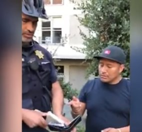 Προκλητικό βίντεο: Αστυνομικός «κλέβει» λεφτά από έναν πλανόδιο πωλητή - Κυρίως Φωτογραφία - Gallery - Video