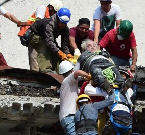 Φονικός σεισμός 7,1R στο Μεξικό: Τουλάχιστον 224 νεκροί, ανάμεσά τους και 21 παιδιά (ΦΩΤΟ - ΒΙΝΤΕΟ) - Κυρίως Φωτογραφία - Gallery - Video
