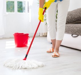 6 τρόποι για να έχετε πεντακάθαρο πάτωμα χωρίς καθάρισμα