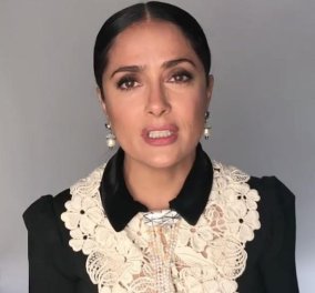 100.000 δολάρια η Μεξικάνα Σάλμα Χάγιεκ στους σεισμοπαθείς της πατρίδας της -: δώστε κι  εσείς λέει – βίντεο - Κυρίως Φωτογραφία - Gallery - Video