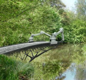 Ολλανδία: Γέφυρα φτιαγμένη με 3D εκτυπωτή (ΒΙΝΤΕΟ)