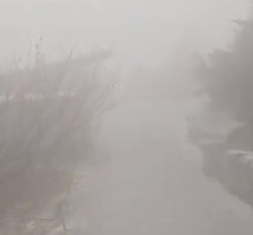 Βίντεο: Εντυπωσιακές εικόνες από τη χιονοθύελλα στην Πάρνηθα!  - Κυρίως Φωτογραφία - Gallery - Video