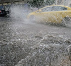 Συνεχίζονται τα προβλήματα από την κακοκαιρία: Σφοδρή βροχόπτωση στην Αττική - Προβλήματα στο Κερατσίνι το Πέραμα τη Σαλαμίνα  - Κυρίως Φωτογραφία - Gallery - Video