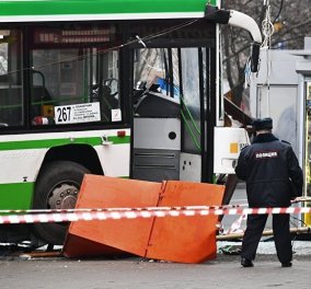 Βίντεο: Λεωφορείο έπεσε πάνω σε στάση στη Μόσχα- Τρεις τραυματίες  - Κυρίως Φωτογραφία - Gallery - Video