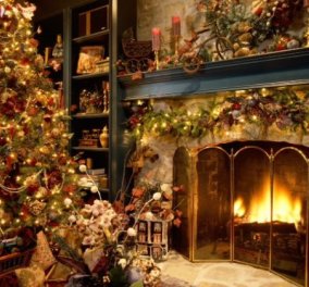 40 ιδέες για ένα Vintage Χριστουγεννιάτικο δέντρο! Ρομαντική ατμόσφαιρα & ζεστή κουβεντούλα πλάι στη φάτνη