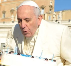 Ο Πάπας Φραγκίσκος έγινε 81 ετών - Δείτε την  υπέροχη τούρτα που του έφτιαξε ένας street artist (ΦΩΤΟ) - Κυρίως Φωτογραφία - Gallery - Video