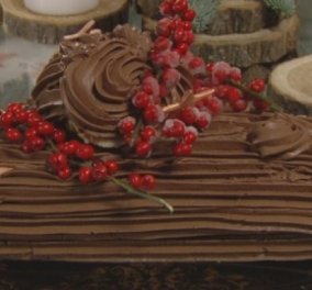 Την καλύτερη συνταγή για Χριστουγεννιάτικο κορμό σοκολάτας μας δίνει ο Στέλιος Παρλιάρος