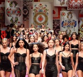 108 μοντέλα από τη νέα ανοιξιάτικη συναρπαστική συλλογή των Dolce & Gabbana (ΦΩΤΟ)