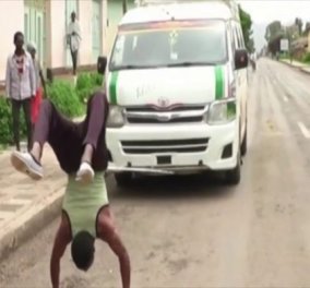 Story- Βίντεο: Πως ένας 32χρονος περπατά με τα χέρια, σέρνει αυτοκίνητα & κάνει αναρρίχηση στο βουνό χωρίς τρικ! - Κυρίως Φωτογραφία - Gallery - Video