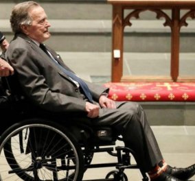 Τζορτζ Μπους: Στο νοσοκομείο ο 41ος πρόεδρος των ΗΠΑ μετά την κηδεία της συζύγου του - Κυρίως Φωτογραφία - Gallery - Video
