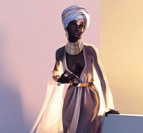 Top Woman η Shudu- Μια μαύρη καλλονή μοιάζει αληθινή με πραγματικούς followers αλλά είναι digital μοντέλο (ΦΩΤΟ) - Κυρίως Φωτογραφία - Gallery - Video