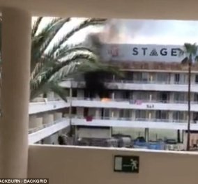 Μεθυσμένοι Βρετανοί τουρίστες έβαλαν φωτιά σε ξενοδοχείο παίζοντας με αναπτήρα (ΒΙΝΤΕΟ) - Κυρίως Φωτογραφία - Gallery - Video