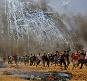 Μακελειό στη Λωρίδα της Γάζας: Τουλάχιστον 28 νεκροί & πάνω από 1000 τραυματίες- Ανάμεσά τους & μικρά παιδιά (ΦΩΤΟ-ΒΙΝΤΕΟ) - Κυρίως Φωτογραφία - Gallery - Video
