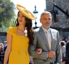 And the winner is...: η  Amal Clooney στέφεται βασίλισσα της κομψότητας στο κίτρινο του ήλιου, ίδια απόχρωση η γραβάτα του Τζωρτζ (ΦΩΤΟ) - Κυρίως Φωτογραφία - Gallery - Video