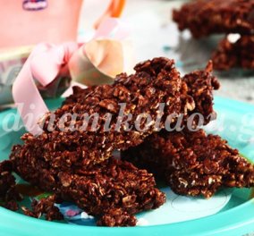 Θα τις λατρέψετε! Γκοφρέτες σπιτικές με σοκολάτα & δημητριακά από την Ντίνα Νικολάου
