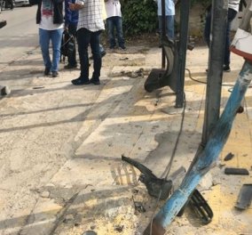Έκτακτη είδηση: Αυτόκινητο "καρφώθηκε" σε στάση λεωφορείου στη Μεταμόρφωση- 1 νεκρός & 3 τραυματίες - Κυρίως Φωτογραφία - Gallery - Video