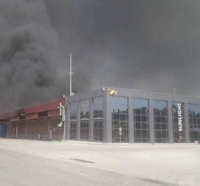 Μεγάλη φωτιά σε εργοστάσιο μπαταριών στην Ξάνθη- Εκκένωση οικισμών (ΦΩΤΟ-ΒΙΝΤΕΟ)