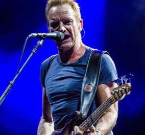 Βίντεο: Η στιγμή που ο Sting σκουπίζει τη σκηνή στο Ηρώδειο μετά τη μπόρα - Το κοινό τον κατάχειροκροτεί 