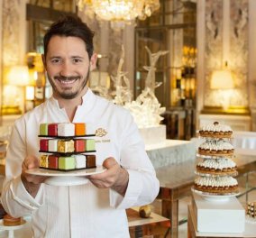 Συναρπαστική εικόνα τούρτας- αχινού! Ο Cedric Grolet, ο master chef της Γαλλικής ζαχαροπλαστικής «ζωγραφίζει» - Κυρίως Φωτογραφία - Gallery - Video