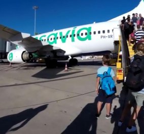 Αεροσκάφος της transavia σε έκτακτη προσγείωση λόγω δυσοσμίας επιβάτη- Λιποθυμίες & εμετοί των άλλων - Κυρίως Φωτογραφία - Gallery - Video