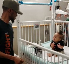 Θα συγκινηθείτε: Πατέρας χορεύει μέσα στο νοσοκομείο - Το παιδί του πάσχει από λευχαιμία (Βίντεο) - Κυρίως Φωτογραφία - Gallery - Video