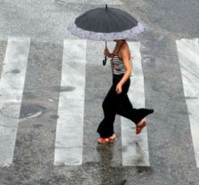 Πάρτε ομπρέλα: Από τον καύσωνα και τους 40 βαθμούς στις βροχές και στις καταιγίδες - Κυρίως Φωτογραφία - Gallery - Video
