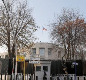 Στα άκρα οι σχέσεις ΗΠΑ - Τουρκίας: Πυροβολισμοί εναντίον της αμερικανικής πρεσβείας στην Άγκυρα (Φωτό & Βίντεο)
