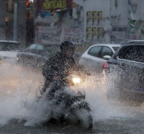 Κυκλώνας Ζόρμπας: Σε ποιους δρόμους έχει διακοπεί η κυκλοφορία - Κυρίως Φωτογραφία - Gallery - Video