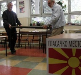 Άνοιξαν οι κάλπες στα Σκόπια για το κρίσιμο δημοψήφισμα -«Κλειδί» η συμμετοχή (φώτο-βίντεο) - Κυρίως Φωτογραφία - Gallery - Video