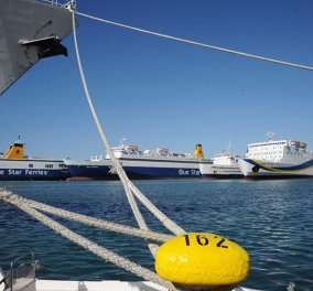 Χωρίς πλοία σήμερα - 24ωρη απεργία της ΠΝΟ που σκοπεύει να κλιμακώσει τις κινητοποιήσεις της
